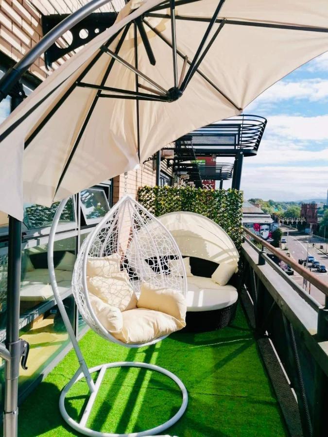 Glasgow City Centre G1 Penthouse With Riverviews - Duplex Zewnętrze zdjęcie