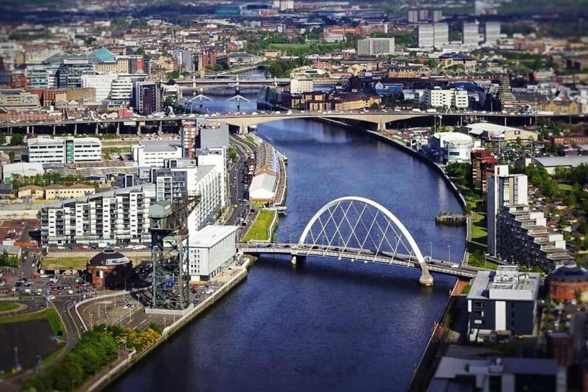Glasgow City Centre G1 Penthouse With Riverviews - Duplex Zewnętrze zdjęcie