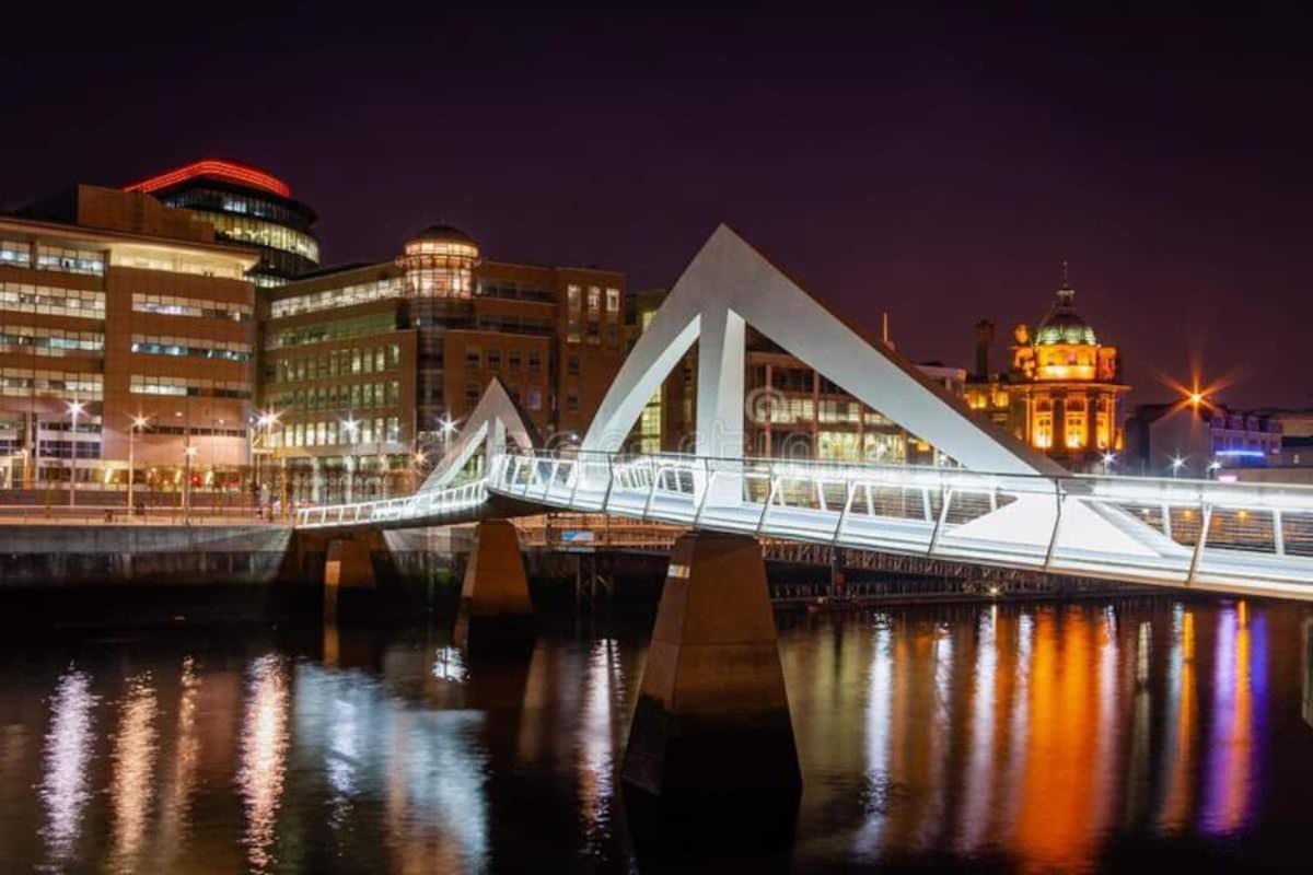 Glasgow City Centre G1 Penthouse With Riverviews - Duplex Zewnętrze zdjęcie